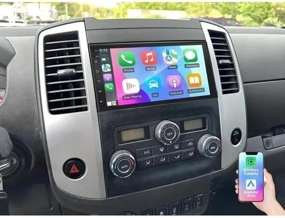 2+64G 7in Car Stereo for Nissan Qashqai 2007-2011, for Frontier 2001-2011, for Juke 2010-2011 w/GPS with Carplay w/Android Auto Double Din Touchscreen Car Radio Receiver Backup Camera