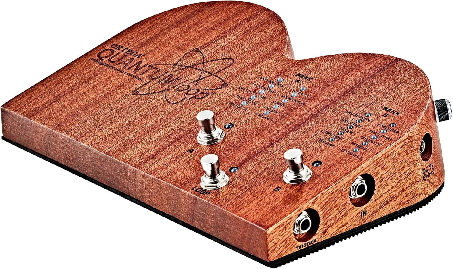 Guitar Looper Effects Pedal w/Built-in Percussion Samples