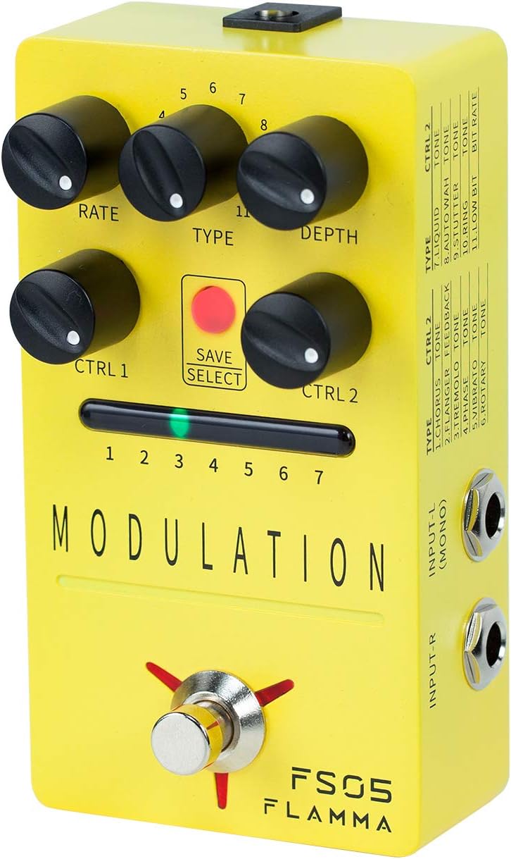 FLAMMA Modulation and Preamp Guitar Pedals