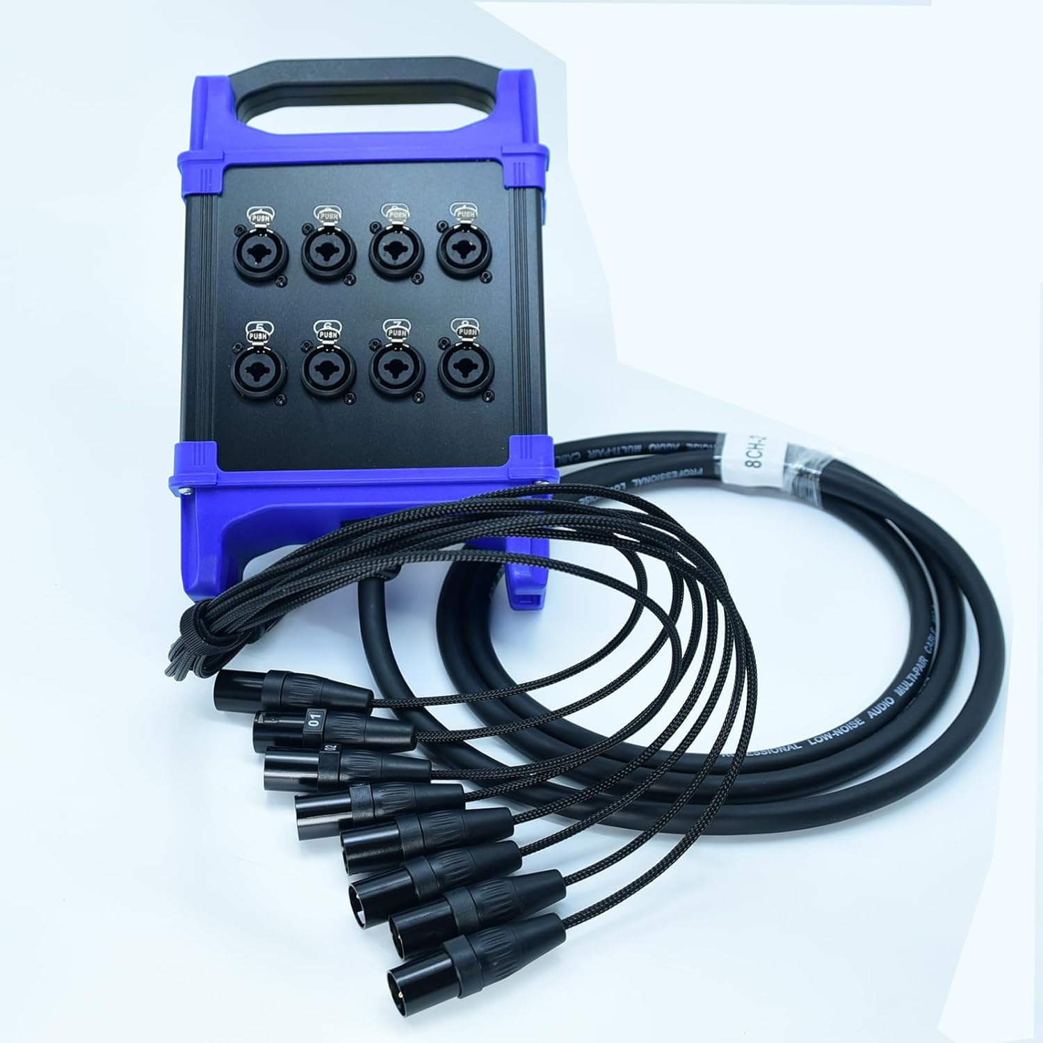 Arklove 8-Channel Low Profilemale XLR 1/4