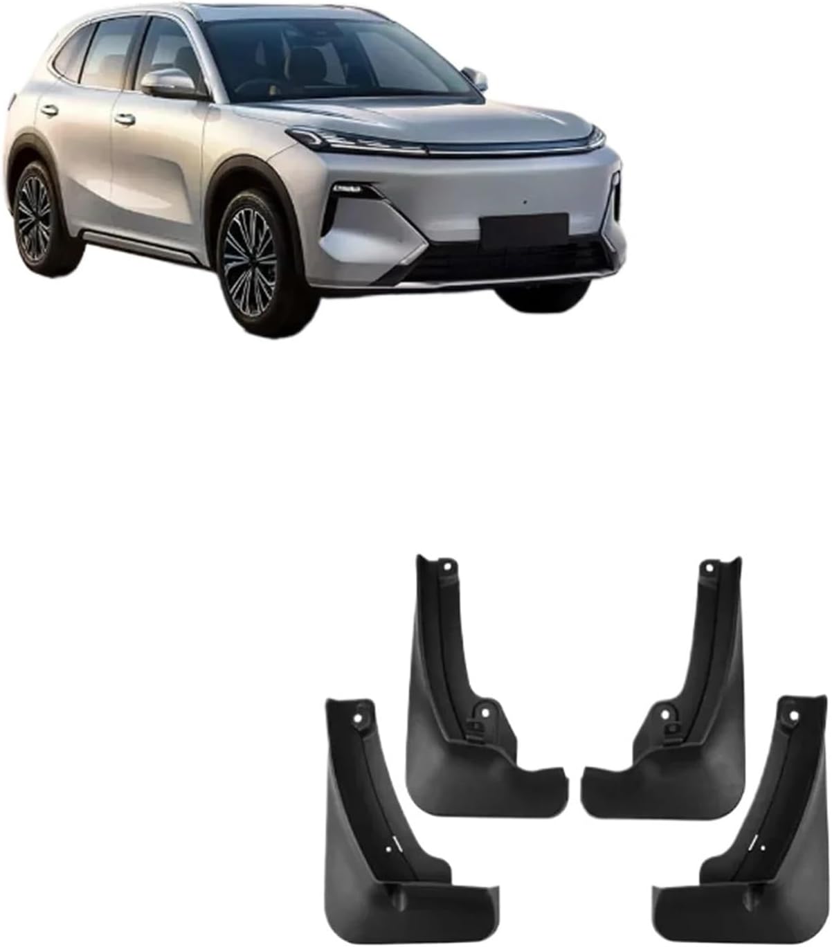 Car Mudguards Compatible For Galaxy Starship 7 EM-i 2025 ABS Mud Guards Fender Flare Mudflaps Exterior Parts Auto Accessories