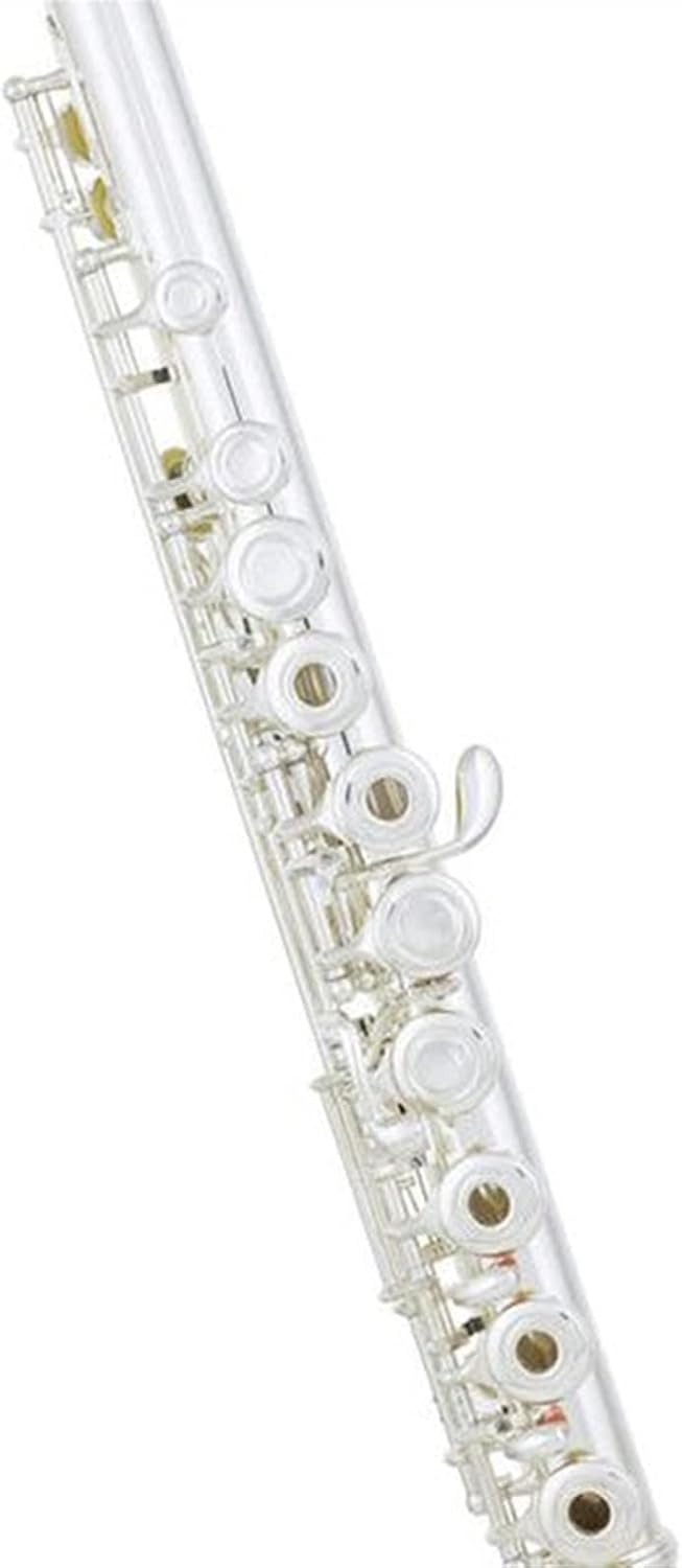 TSTS Flutes Musical Instrument 16 Key Open Holes Flute Nickel Silver-Plated Head Body and Machine Heads E-Mechanism Ring Keys Offset G Woodwind