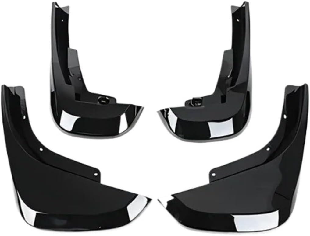 Compatible for Defender Mudguard L663 90 110 Soft PP Fender/Land Rover Acceossories No Punching Mud Flaps Car Splash Guards(Gloss Black)