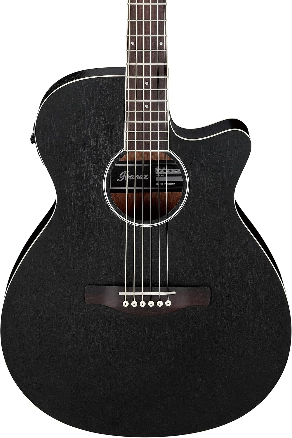 Ibanez AEG7MHWK Acoustic-electric Guitar - Weathered Black