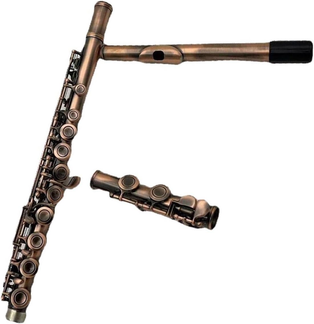 Professional Flute Instrument Red Bronze Flute Standard C Key Beginner Wind Instrument