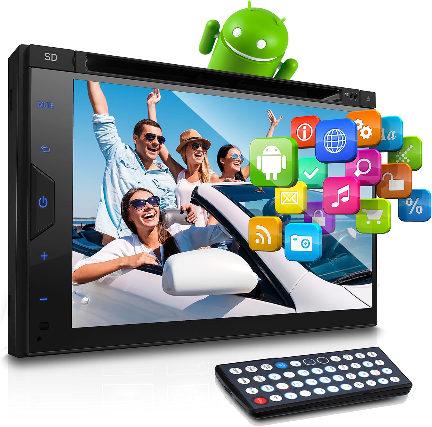 Pyle Car Stereo Receiver System - Hi-Res 6.8