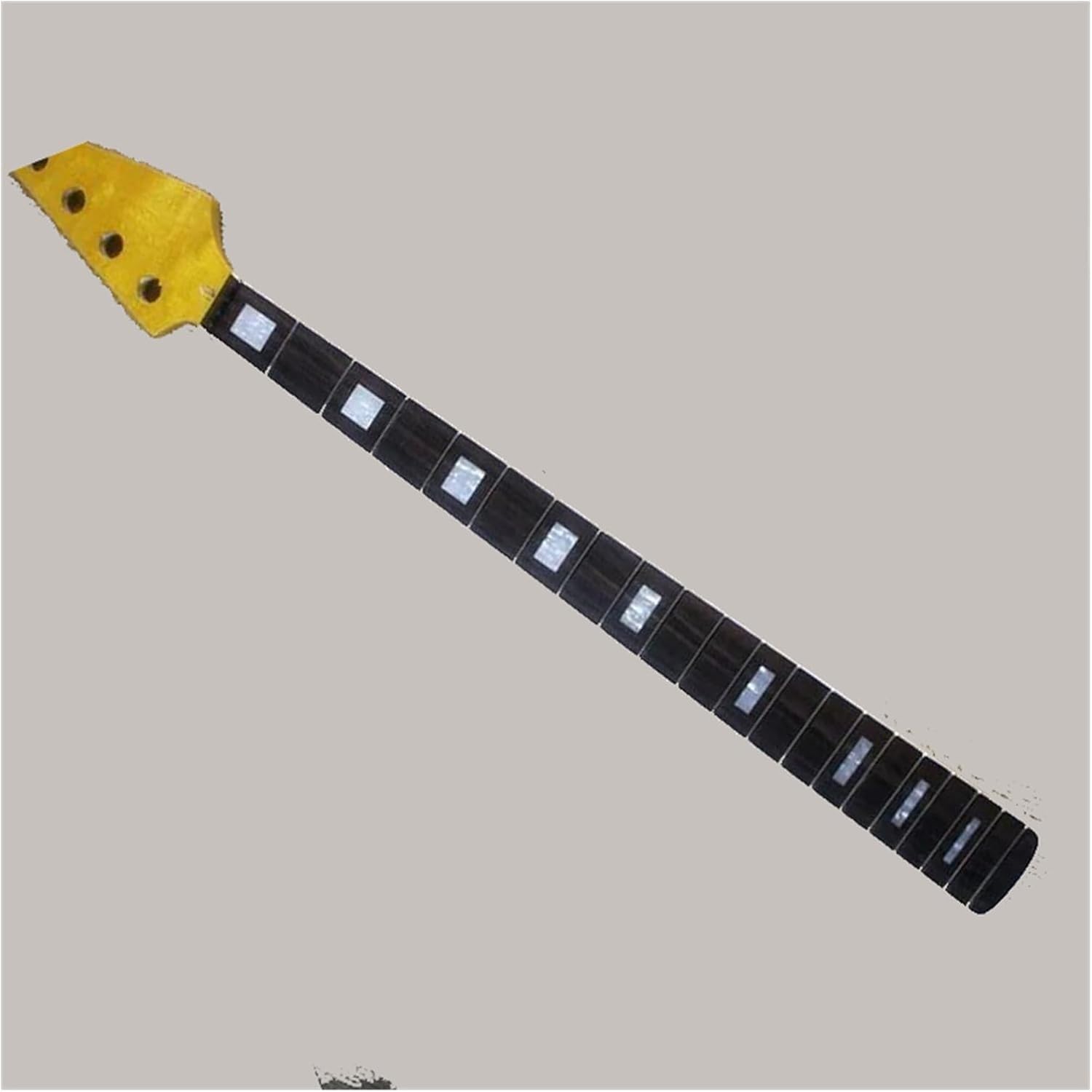 Replacement Guitar Neck 20Frets Maple Electric Bass Guitar Neck Rosewood Fingeboard Yellow Paint Musical Instruments Accessories
