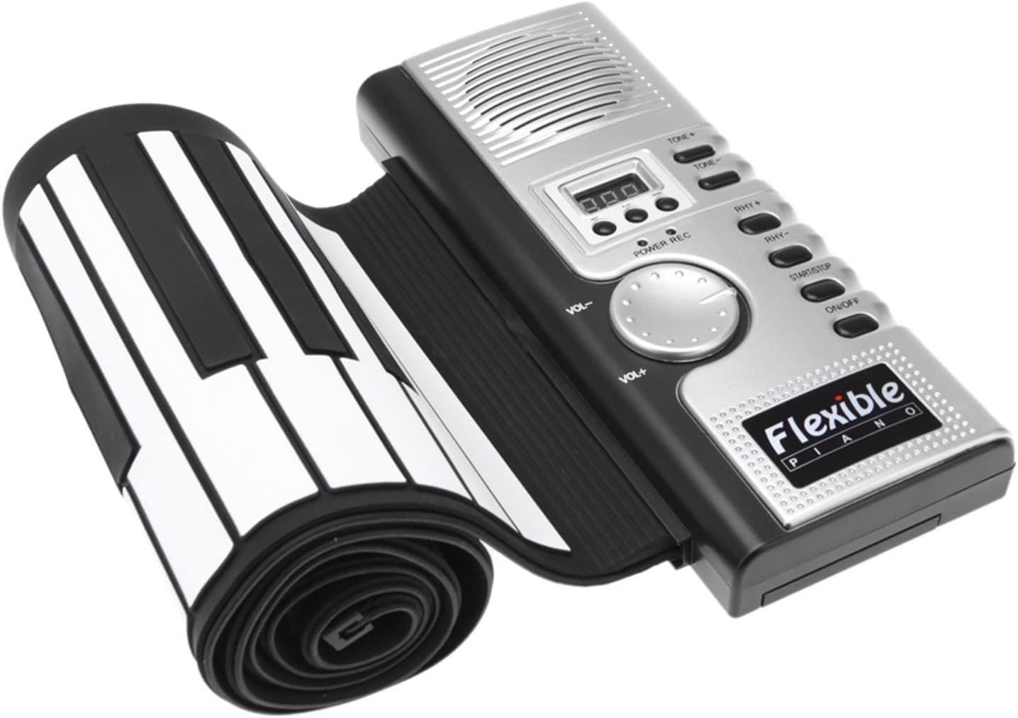 KESHUO Folding Piano Portable 61 Keys Flexible Roll Up Piano USB Electronic MIDI Keyboard Hand Rolled Musical Instrument