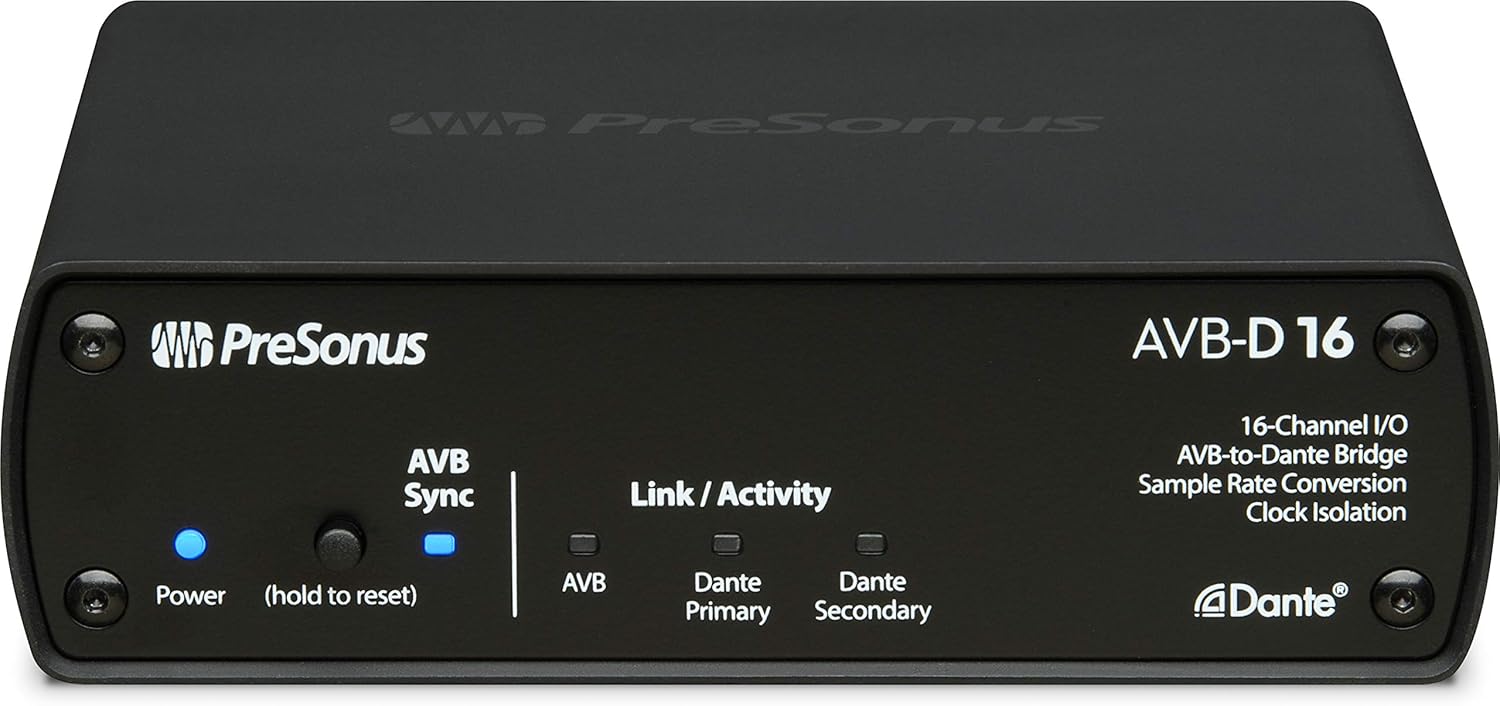 PreSonus AVB-D16 16x16 AVB-to-Dante Bridge