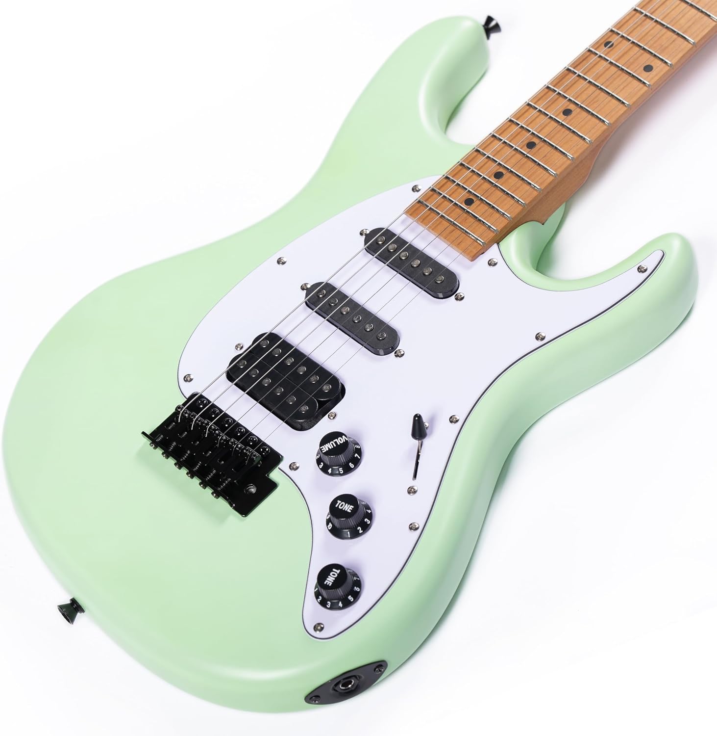 Grote Electric Solid Body Guitar Modern-GST For Beginners (Surf Green)
