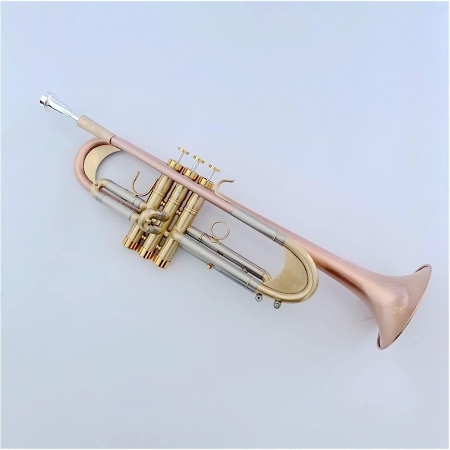Matte B-Flat Professional Trumpet Brass Instrument Tone Trumpet Horn for Beginners/Professionals Professional Trumpet (Color : 01)