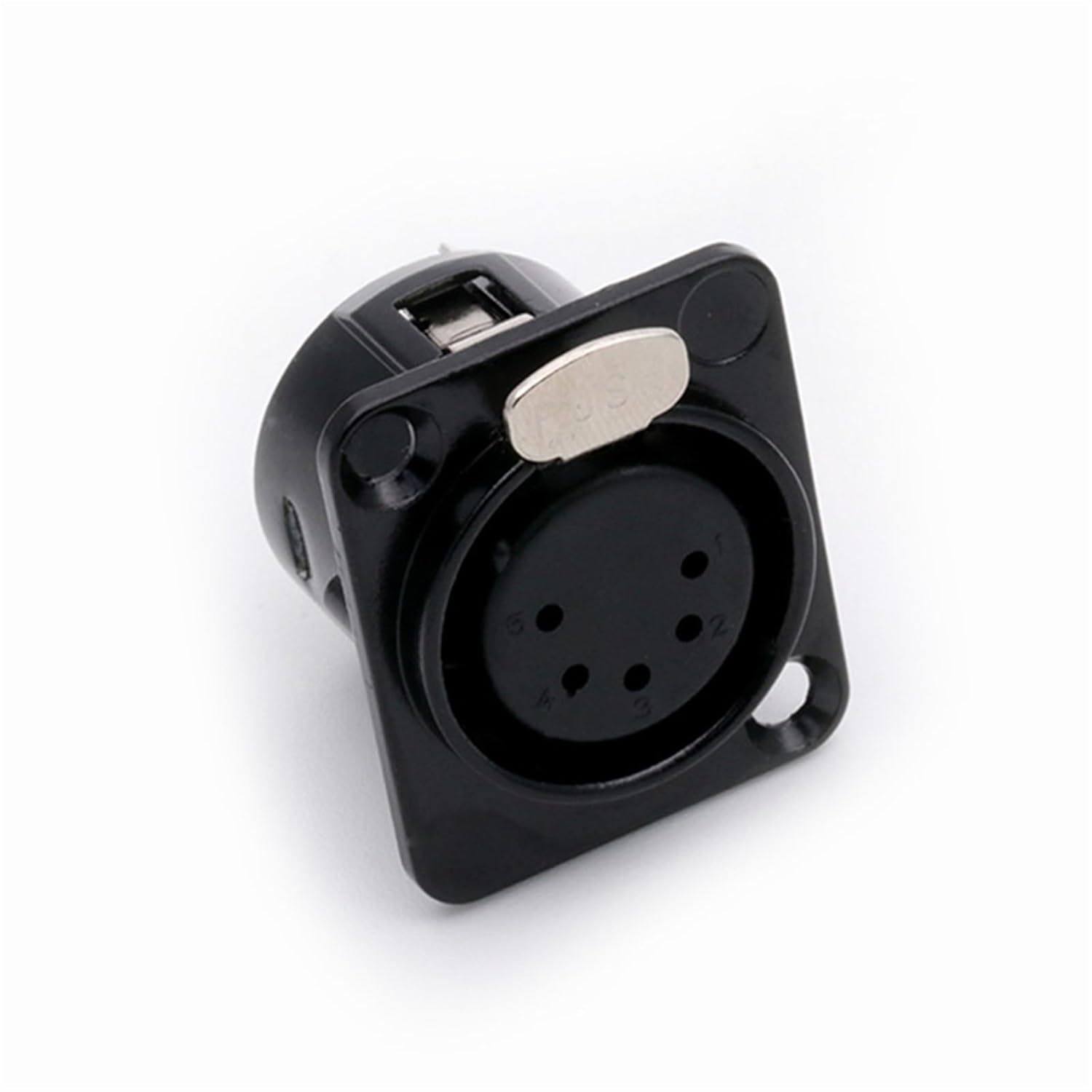 10Pcs/lot 5Pin XLR Panel Mount XLR Male Plug/Female Jack Socket Microphone MIC Cable Terminal XLR Chassis Wire Connector (Color : C1036x10)