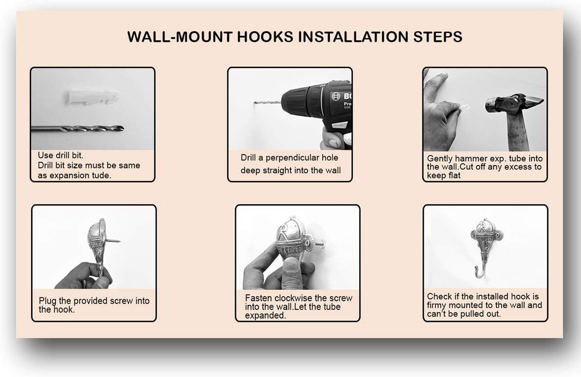 Indian Shelf 2 Pack Key Holders Tribal Face Vintage Brass Decorative Wall Hooks for Hanging Unique Coat Rack Wall Mount Antique Towel Hangers Multicolor s