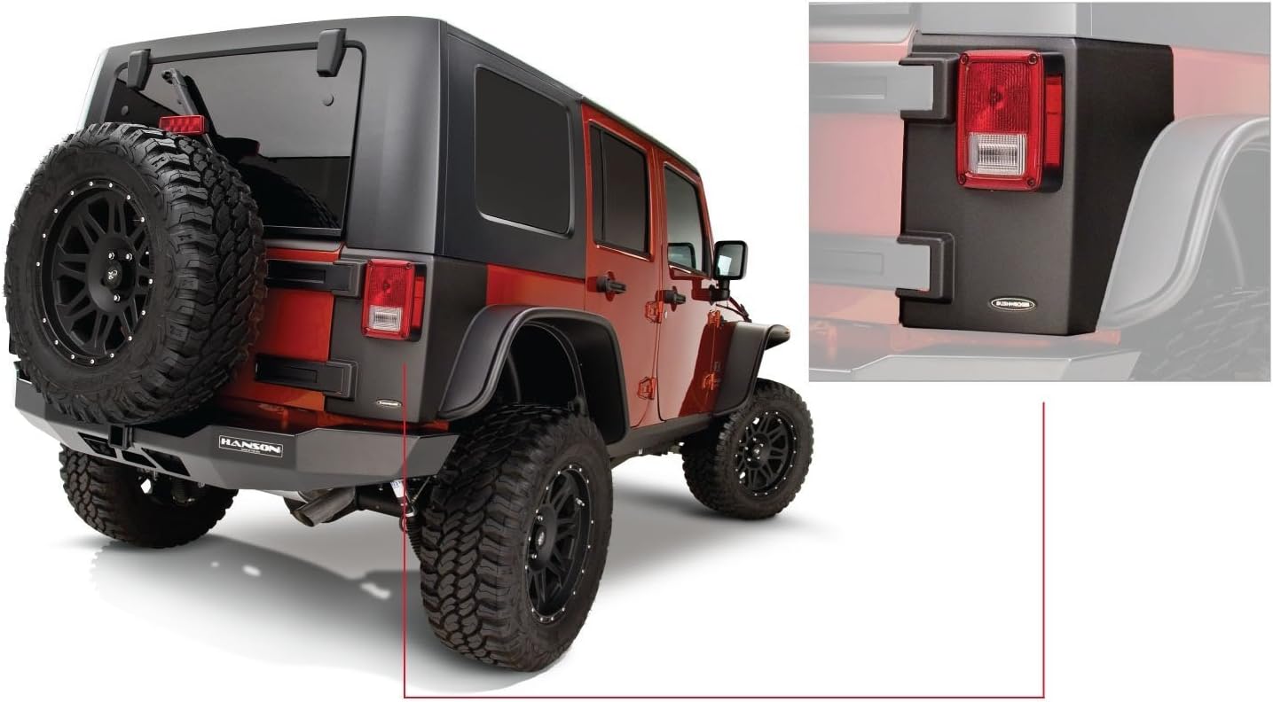 Bushwacker Jeep Trail Armor Rear Corner Pair