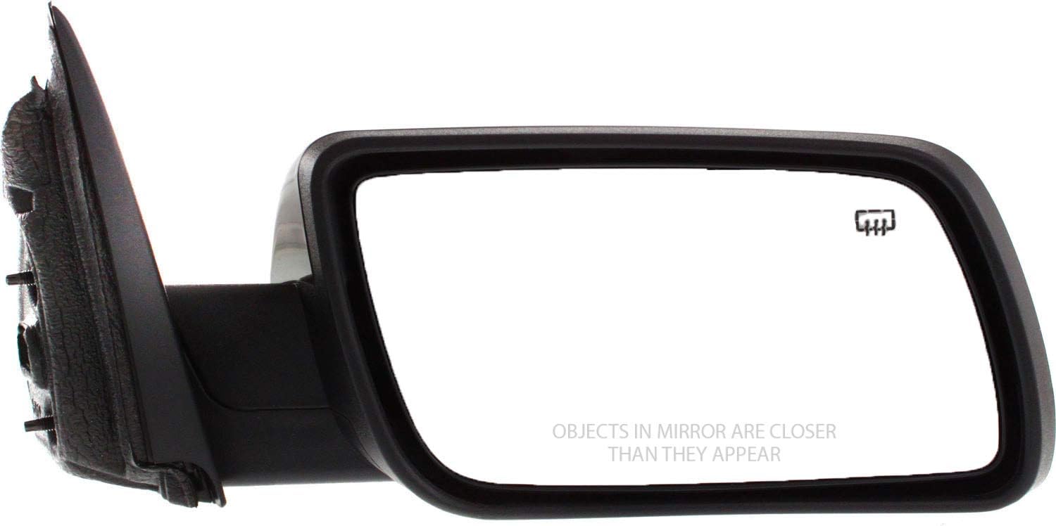 Kool Vue Passenger Side Power Heated Mirror for Ford Flex 2009-2012 Without Memory & Puddle Lamp Paintable