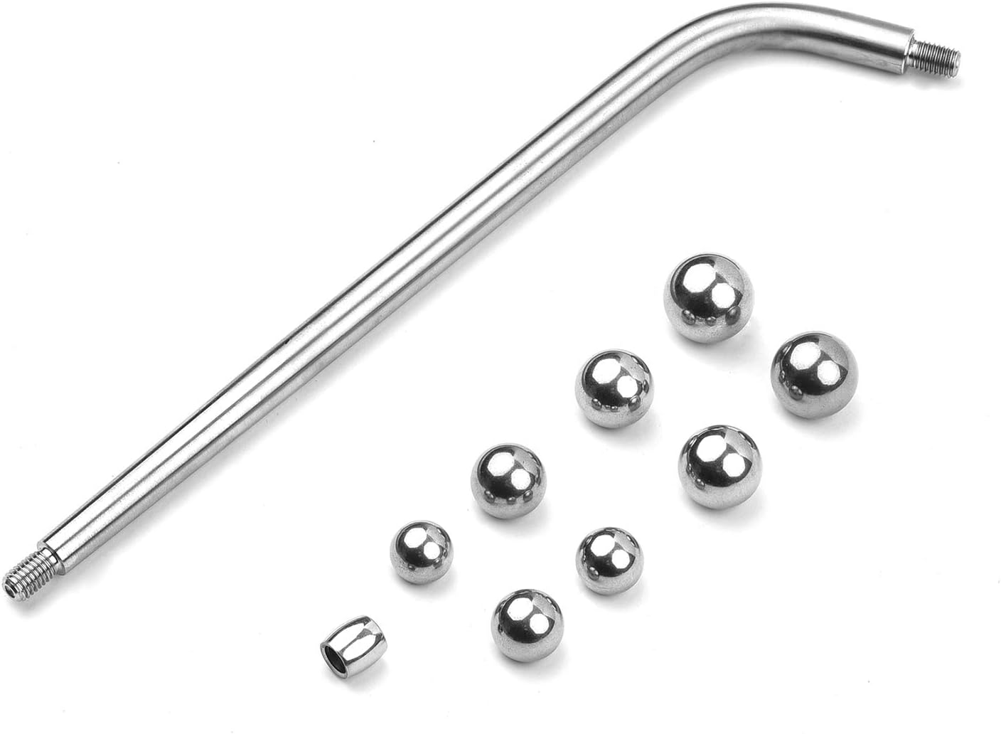 Saxophone Repair Tool Set Long Rod + Metal Ball + Bucket Ball Sax Neck Maintenance Tool for Alto/Tenor Saxophone Wind Instrument