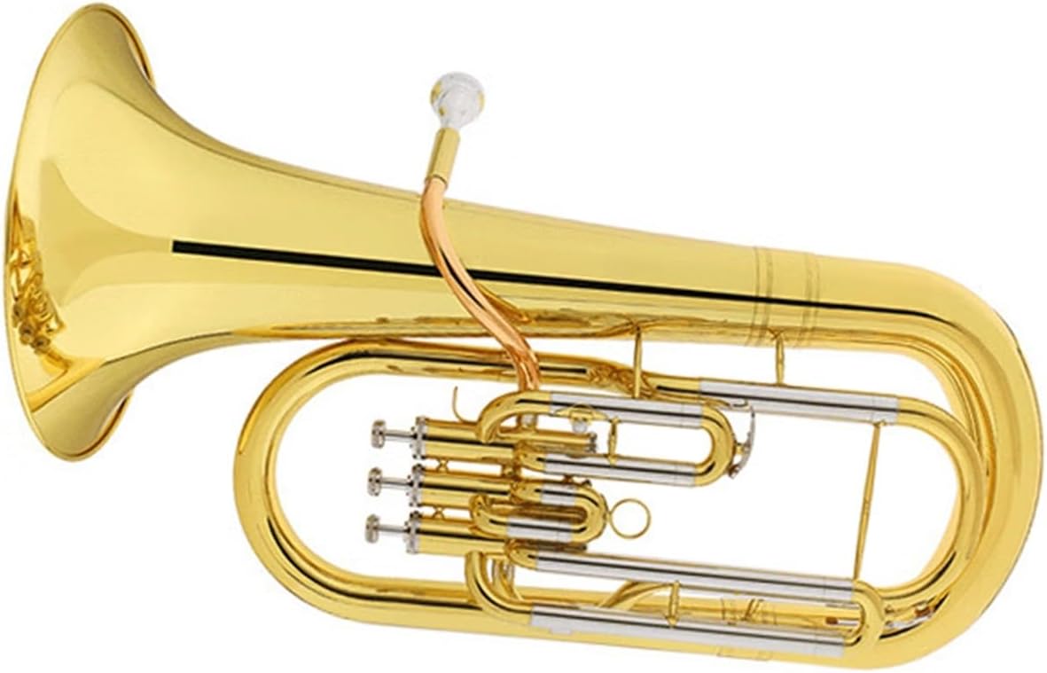 Three Key Melody Euphonium Phosphor Bronze Mouthpiece Cupronickel Tone Changer B Flat Euphonium All-brass Instrument