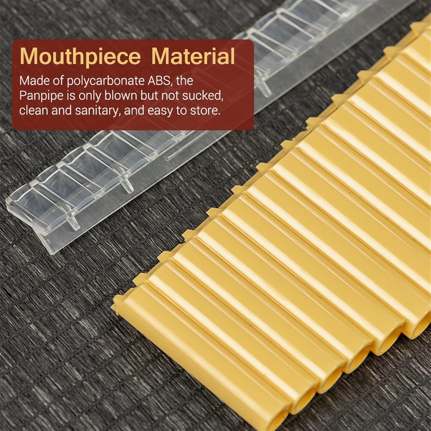 16-Pipe Pan Flute G-A2 Key Panpipes ABS Panpipes Chinese Traditional Woodwind Instrument (Color : 3)