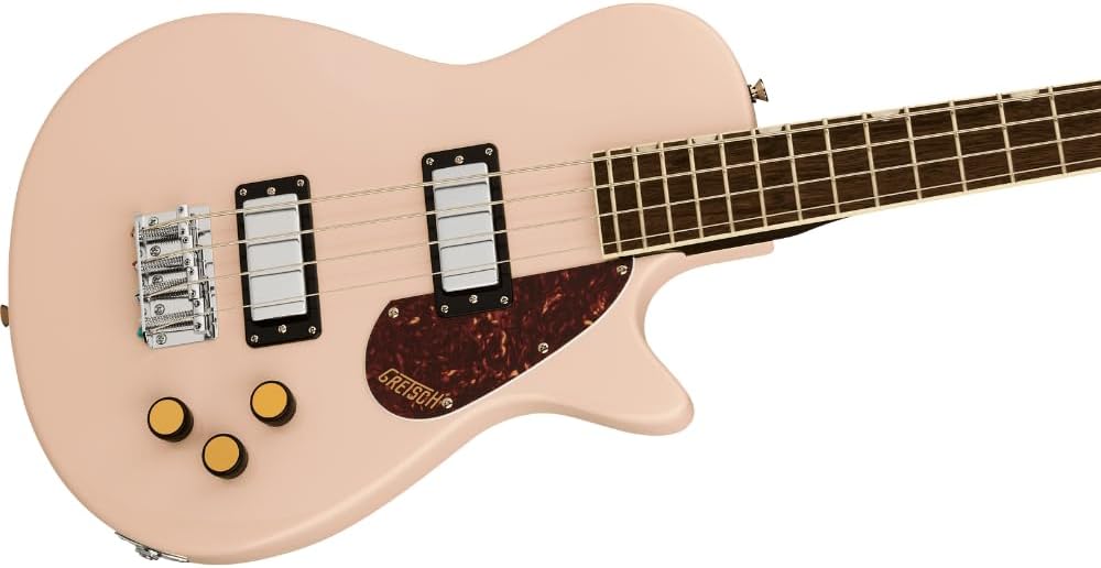 Gretsch Streamliner Jet Club Short-scale Electric Bass Guitar - Shell Pink