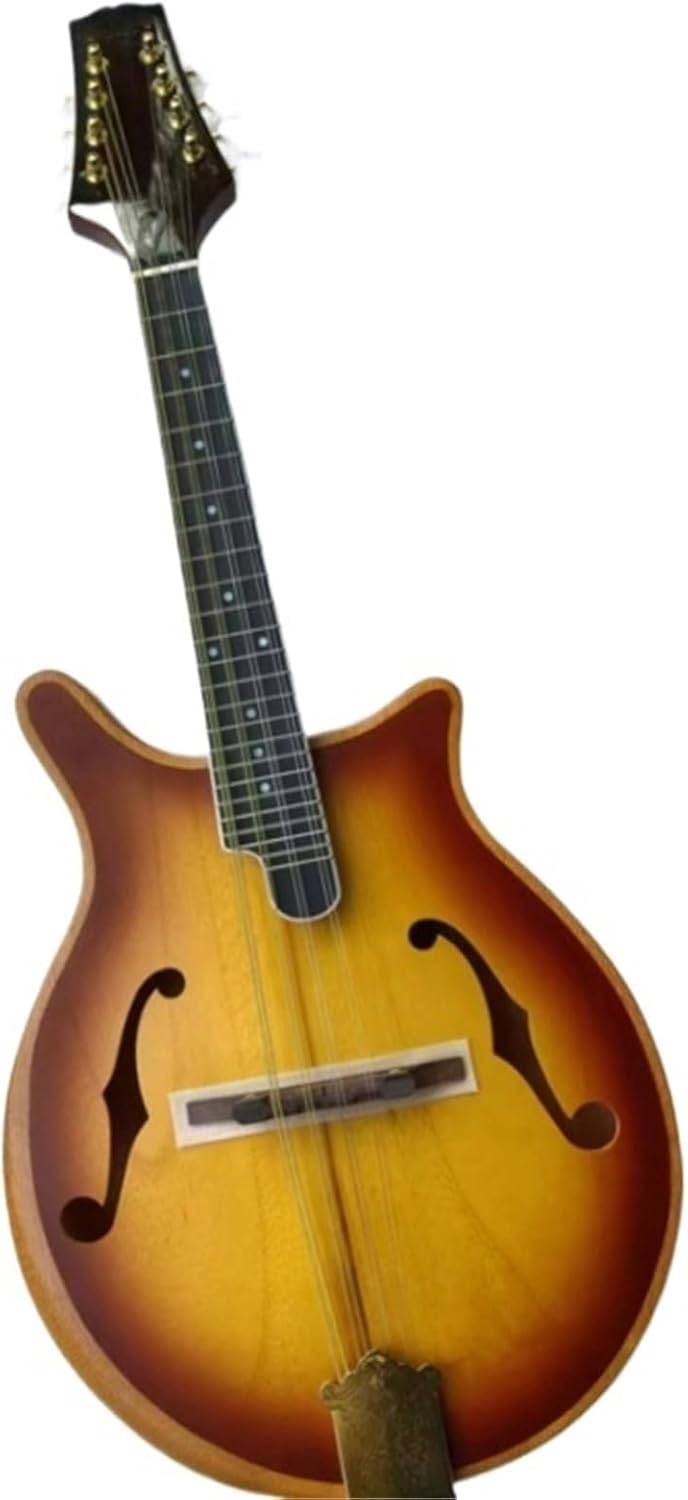 All Solid Wood Veneer Mandolin Eight String Instrument With Hand Support Beginner Mandolin String Instrument(2)