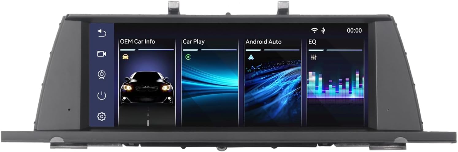 Fast Boot Linux Car Stereo Compatible with BMW 5GT Series F07 (2013-2017) NBT iDrive Upgrade |Bluetooth/Wireless CarPlay/Android Auto | Retains OEM Controls
