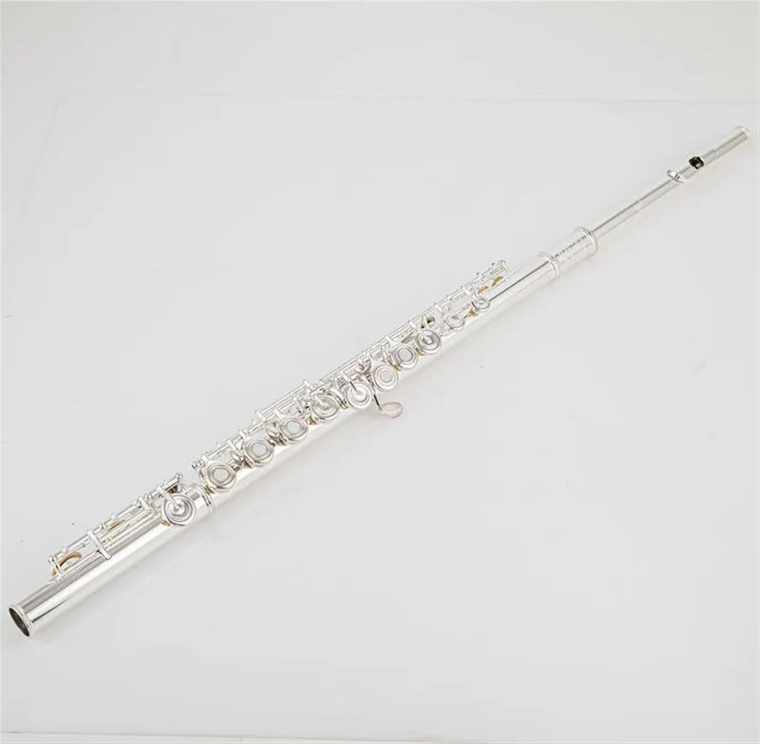 Woodwind Instruments Flute Cupronickel Opening C Key 16 Hole Flute Silver Plated Musical Instruments With Case