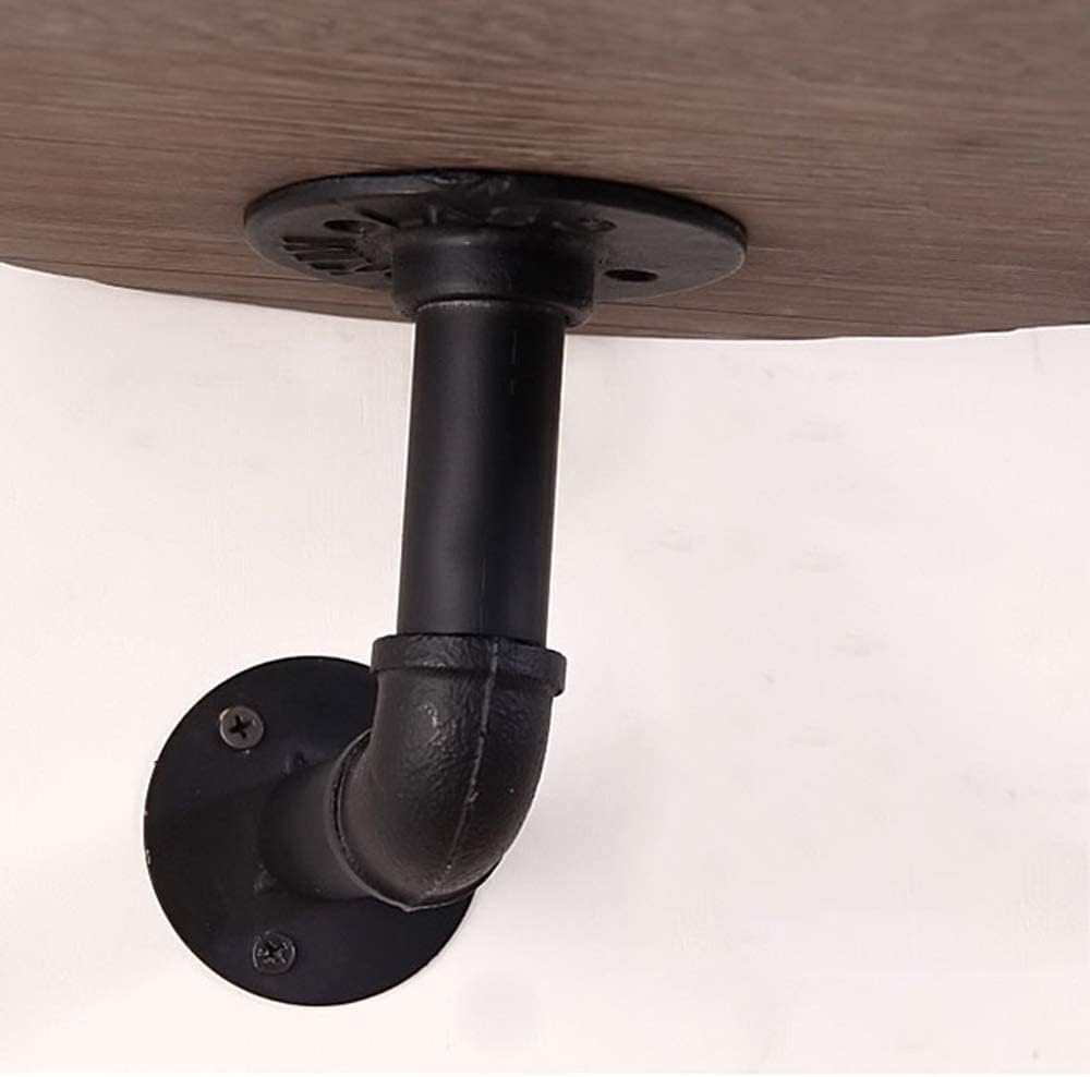 NERDOH Bookshelf Wrought Iron Wall Mount - Round Partition Multifunctional Hangers - 2 Sizes,30 * 14Cm,30 * 14Cm (Color : 30 * 14cm, Size : 30 * 14Cm)