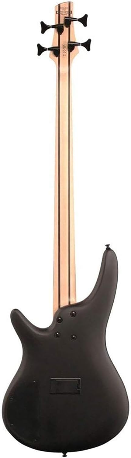 Ibanez SR300E SR Standard Electric Bass - Weathered Black Bundle with Gig Bag, Tuner, Strap, Cable, Austin Bazaar Instructional DVD, and Polishing Cloth