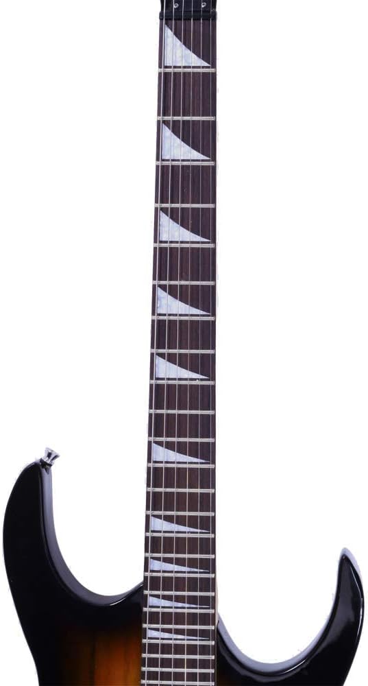 Lykos Professional Electric Guitar Guitar Bag Strap Pick Tremolo Bar Link Cable Set (Sunset)