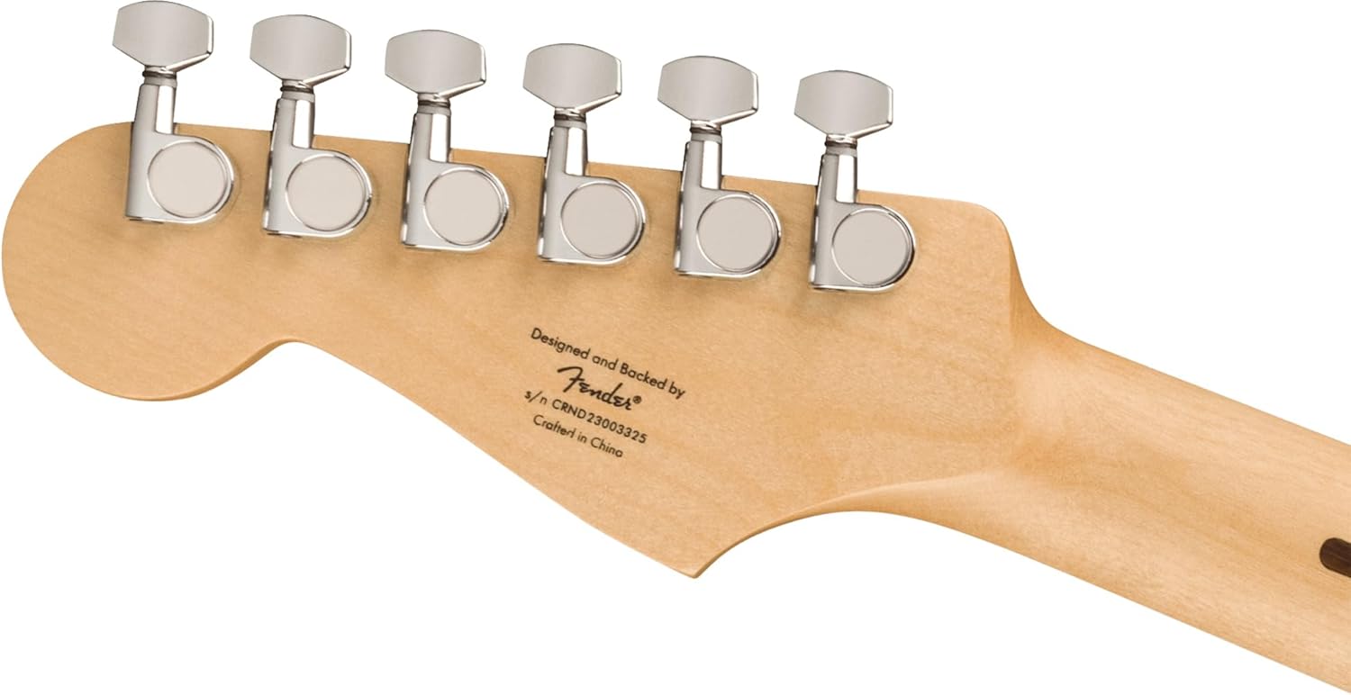 Fender Squier Sonic Stratocaster Pack - Sapphire Blue Transparent Bundle with Frontman 10G Amp, Gig Bag, Instrument Cable, Strap, Picks, and 3-Month Fender Play