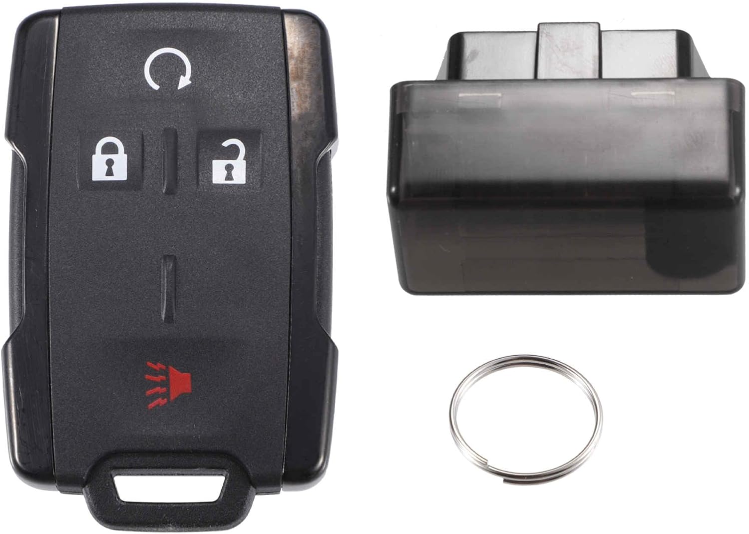 ACROPIX M3N32337100 Keyless Entry Remote Key Fob for Chevrolet Silverado 1500 2500 3500 14-16 for GMC Sierra 14-18 315Mhz Replacement Car Control Key Kit DIY Tool 4 Button Black