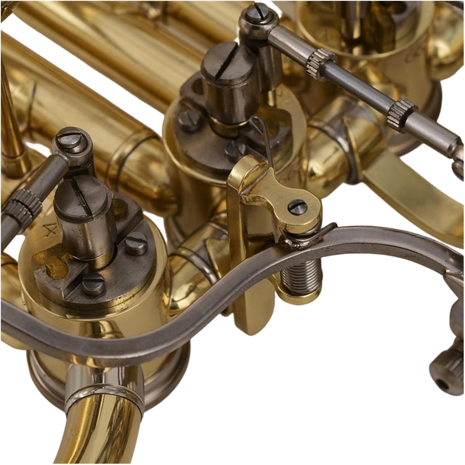 4 Key French Horn French Horn Lacquered Gold B Flat Four Key Single Row Professional Performance Instrument