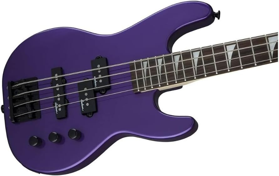 Jackson JS Series Concert Bass Minion JS1X, Amaranth Fingerboard, Pavo Purple