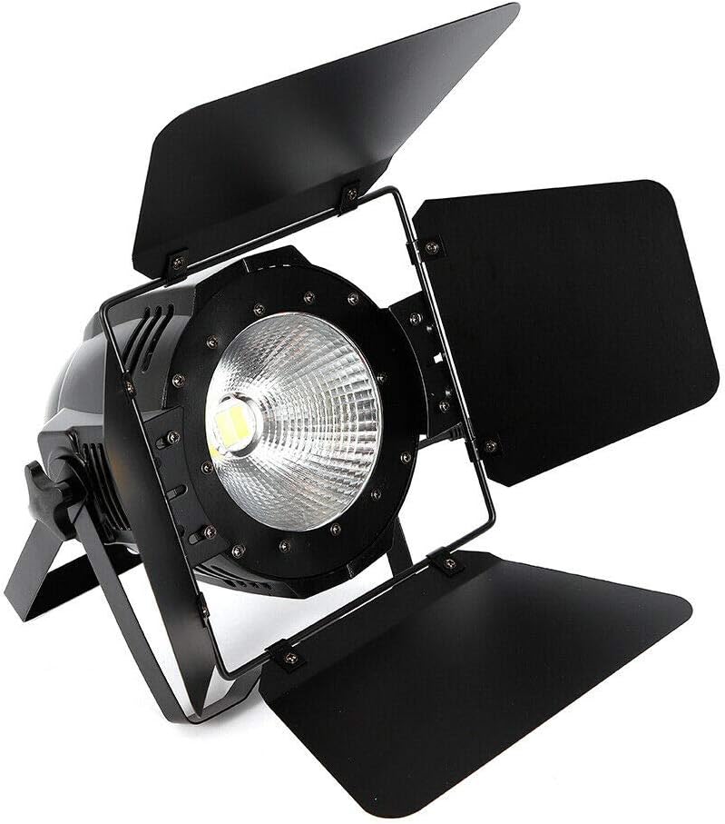 200W Stage Par Lights, 2in1 Cool/Warm White Lamp, Super Bright DMX-512 DJ Stage Light for Theater Studio Photostudio Home Decoration Party Church Event Wedding