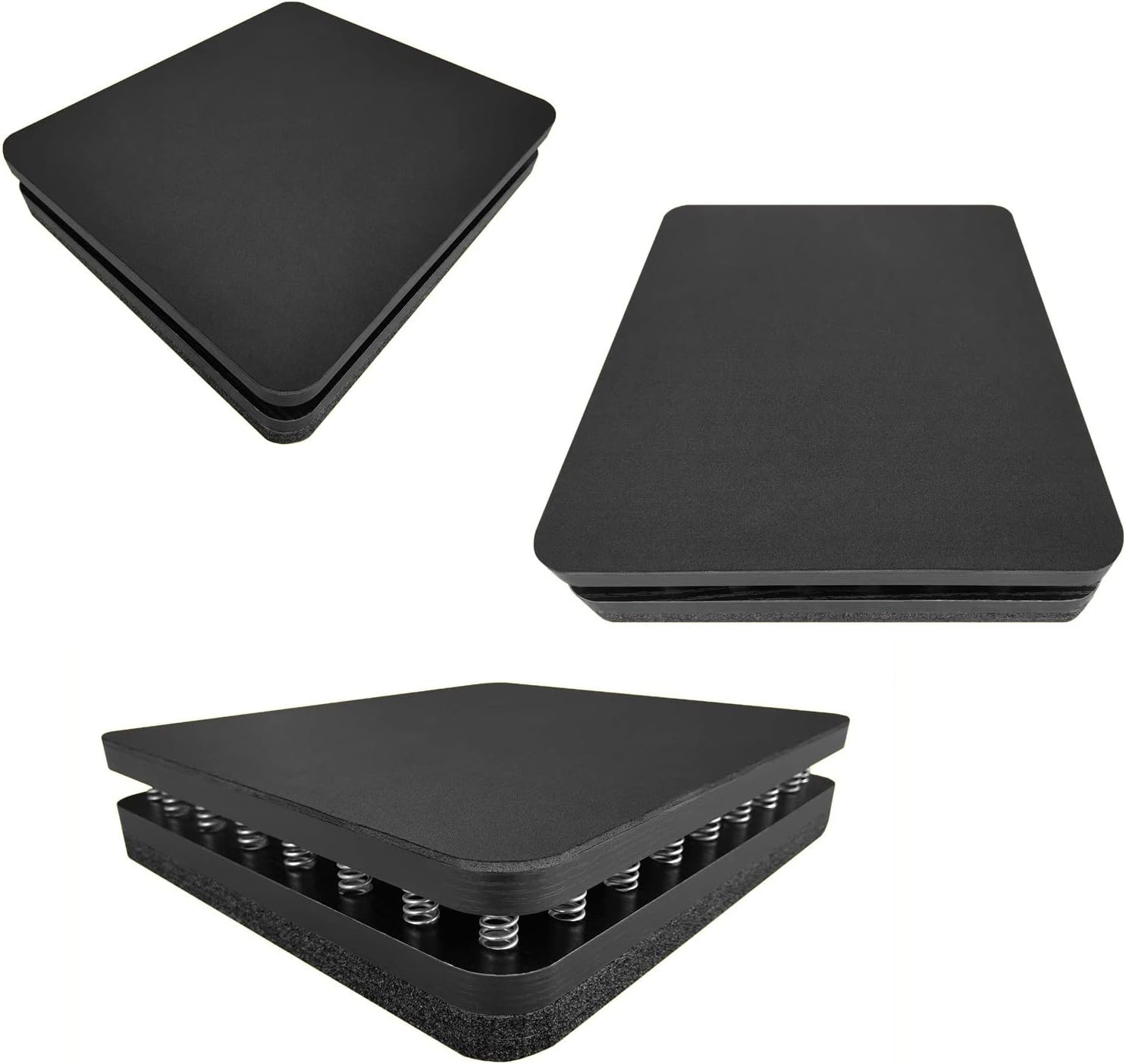 Speaker Stand Speaker Stand KTV Professional Audio Foot Nail Rack Stand Ground Shock Absorber Bar Subwoofer Shock Absorbing Speaker Shock Pad Speaker Mounts and Media Stands(16x16x5.3cm)