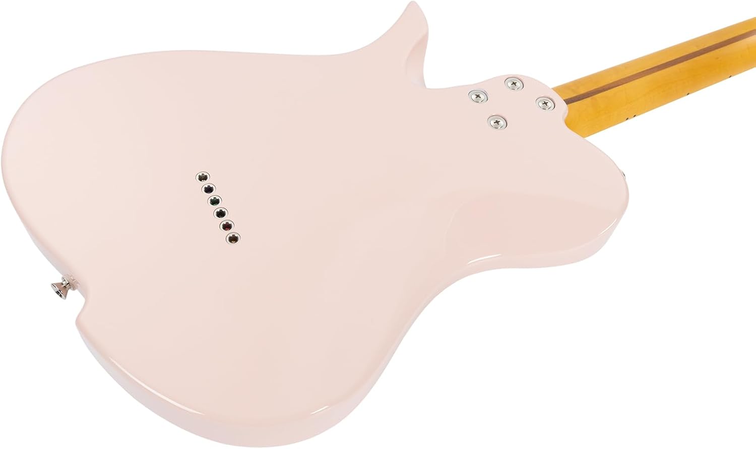 Vola Electric Guitar Vasti MC Shell Pink Gloss Handmade in Japan MIJ Gotoh Bridge Gotoh Locking Tuner 6 Strings Modern C Neck For All Levels