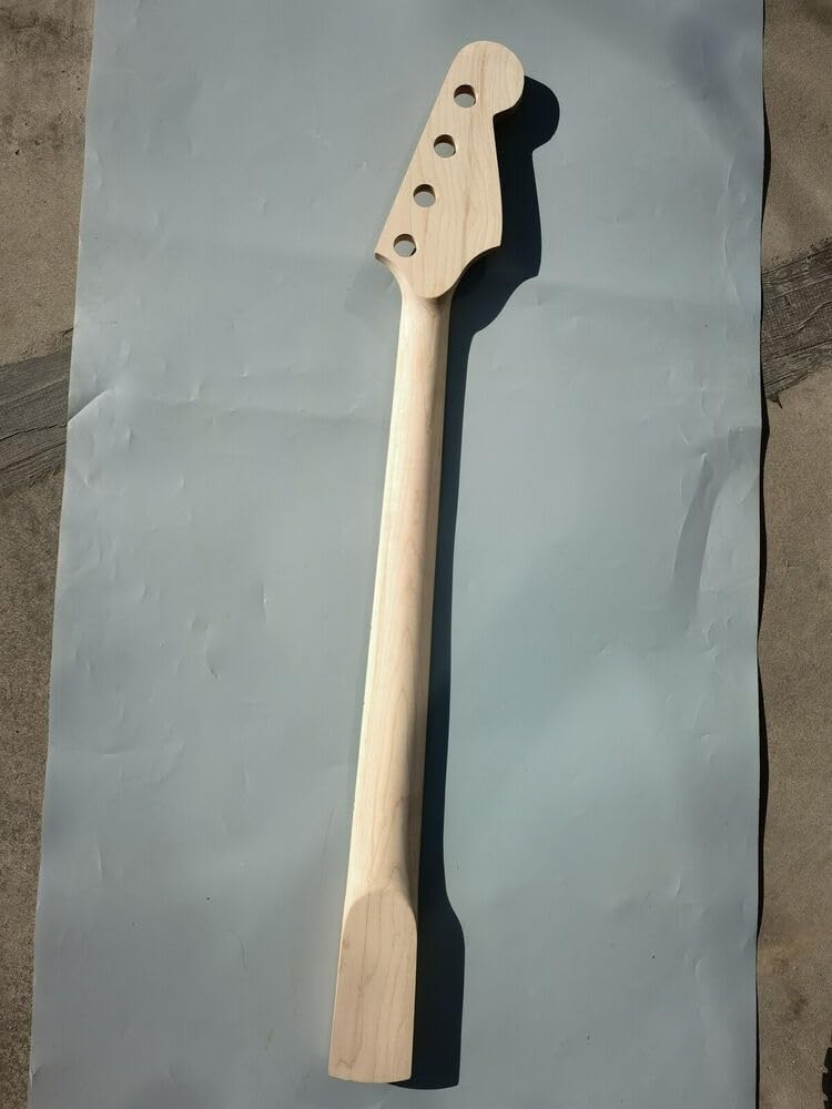 22fret Maple Bass Guitar Neck 34inch Left Rosewood Fretboard Short Scale Bolt On