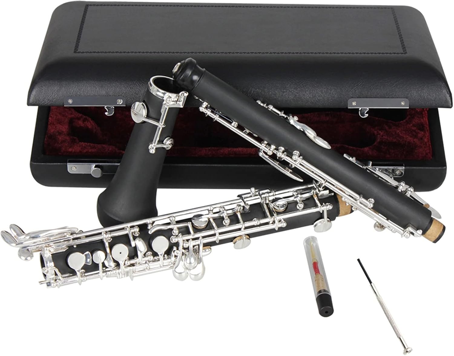 Professional C Key Oboe Semi-Automatic Style Bakelite Oboe Woodwind Musical Instrument Oboes Beginner