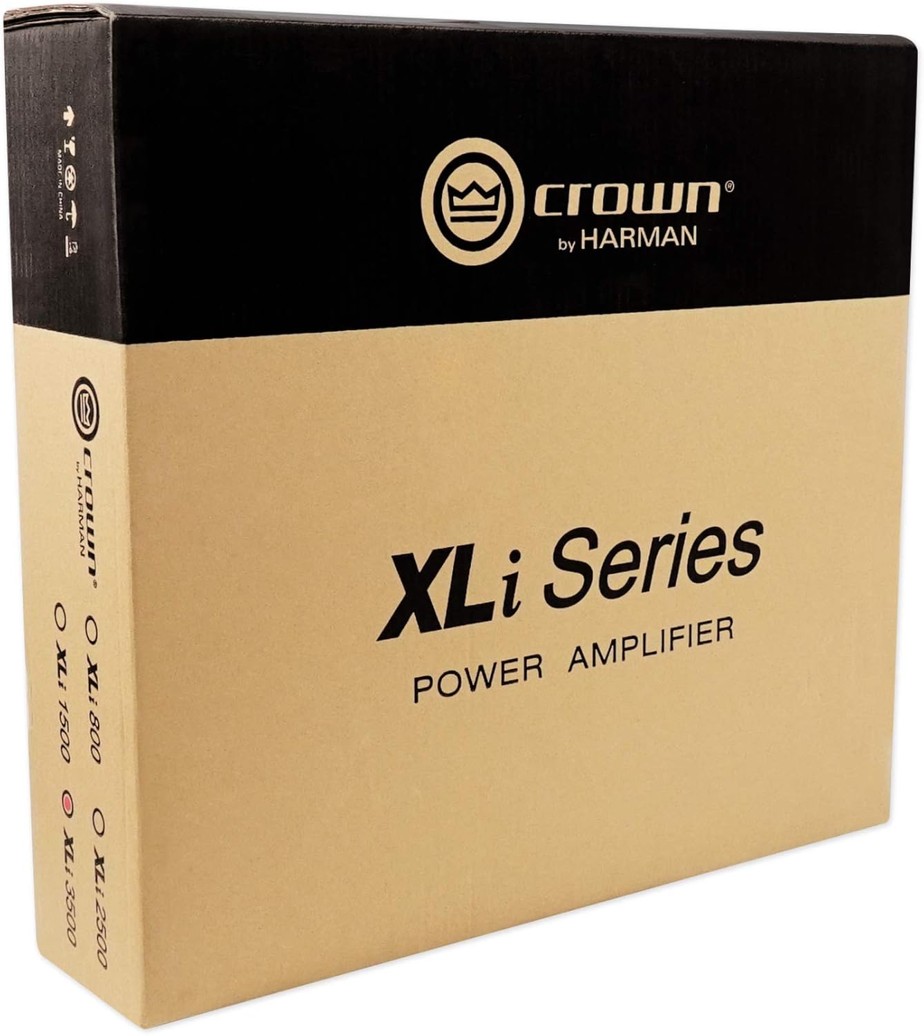 Crown Pro XLi3500 2700w 2 Channel Power Amplifier XLI 3500 Bundle with at Microphone & Rockville Stand