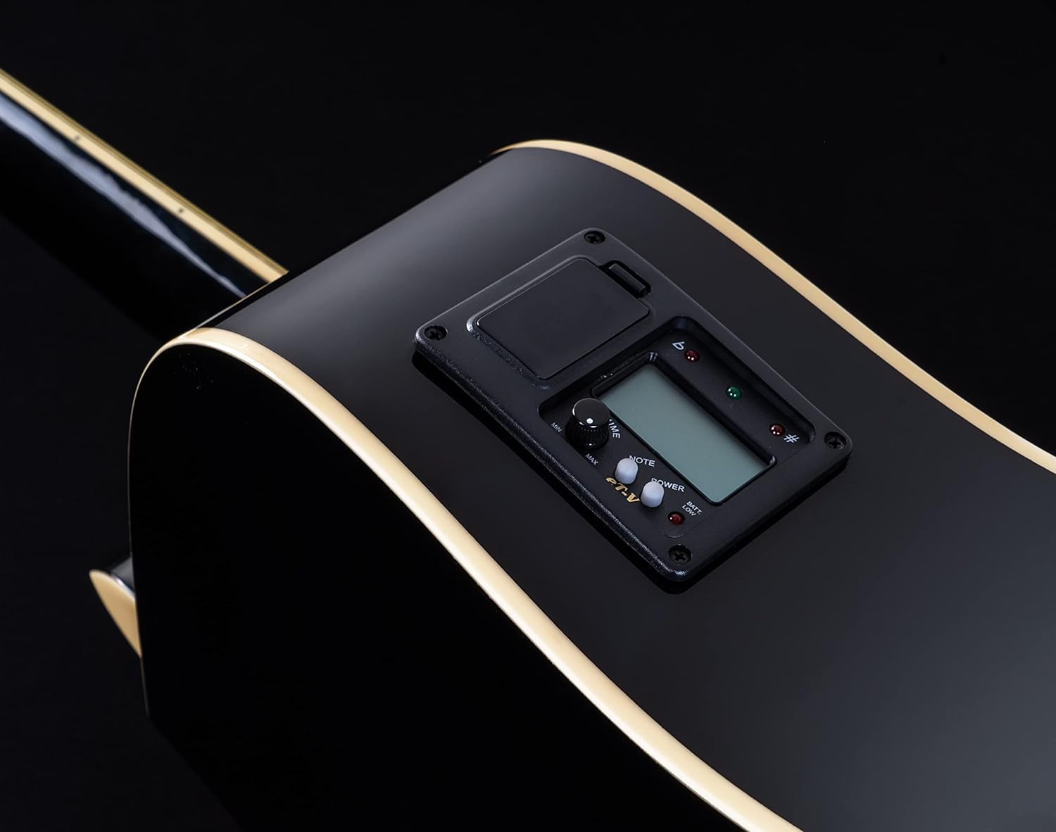 Oscar Schmidt 6 String Acoustic Guitar, Right, Vintage Sunburst (OD45CEVSB-W)