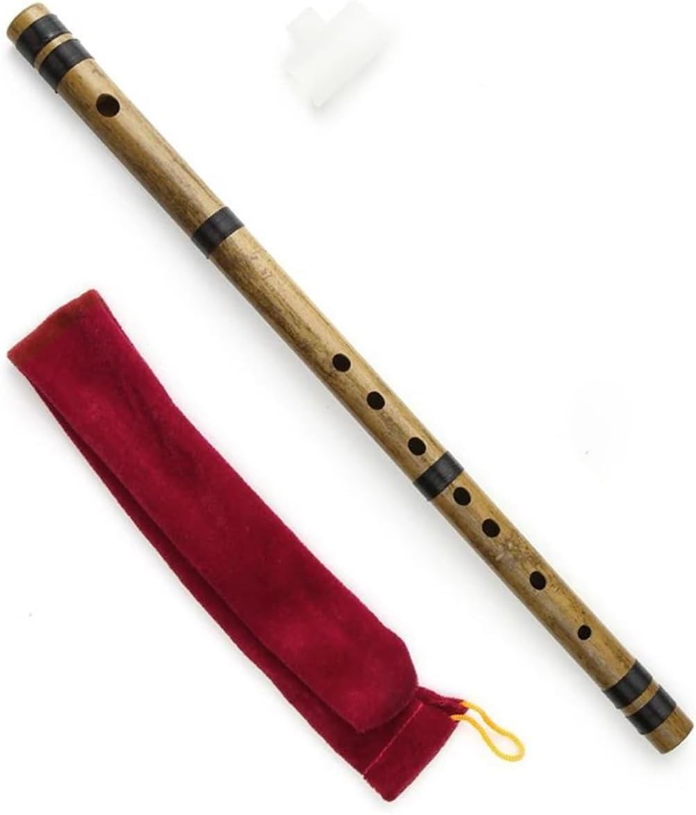 C Bamboo Flute Handmade Woodwind Instrument With Mouthpiece For Beginners And Adults