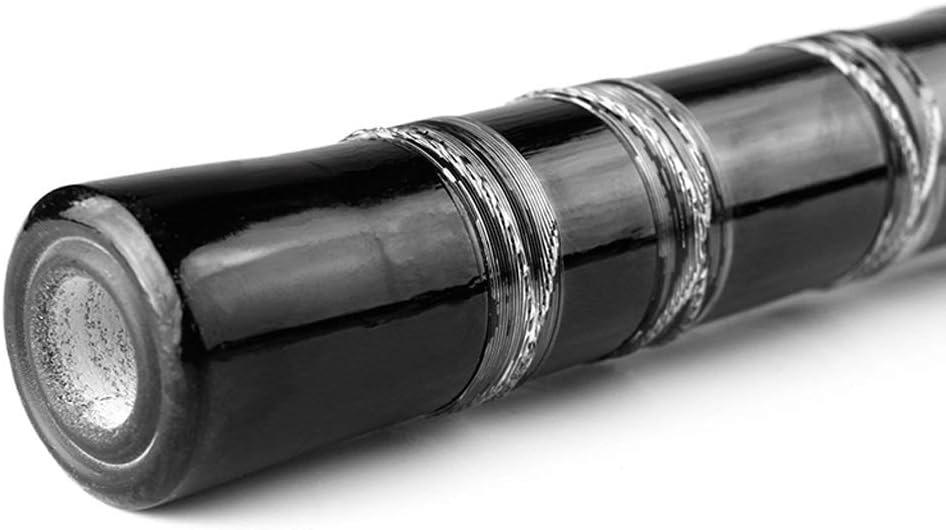 Flute C Key Black Bamboo Flute and Transparent Line Chinese Traditional Musical Instrument Handmade Wood Wind Instrument C Flute Musical Instrument