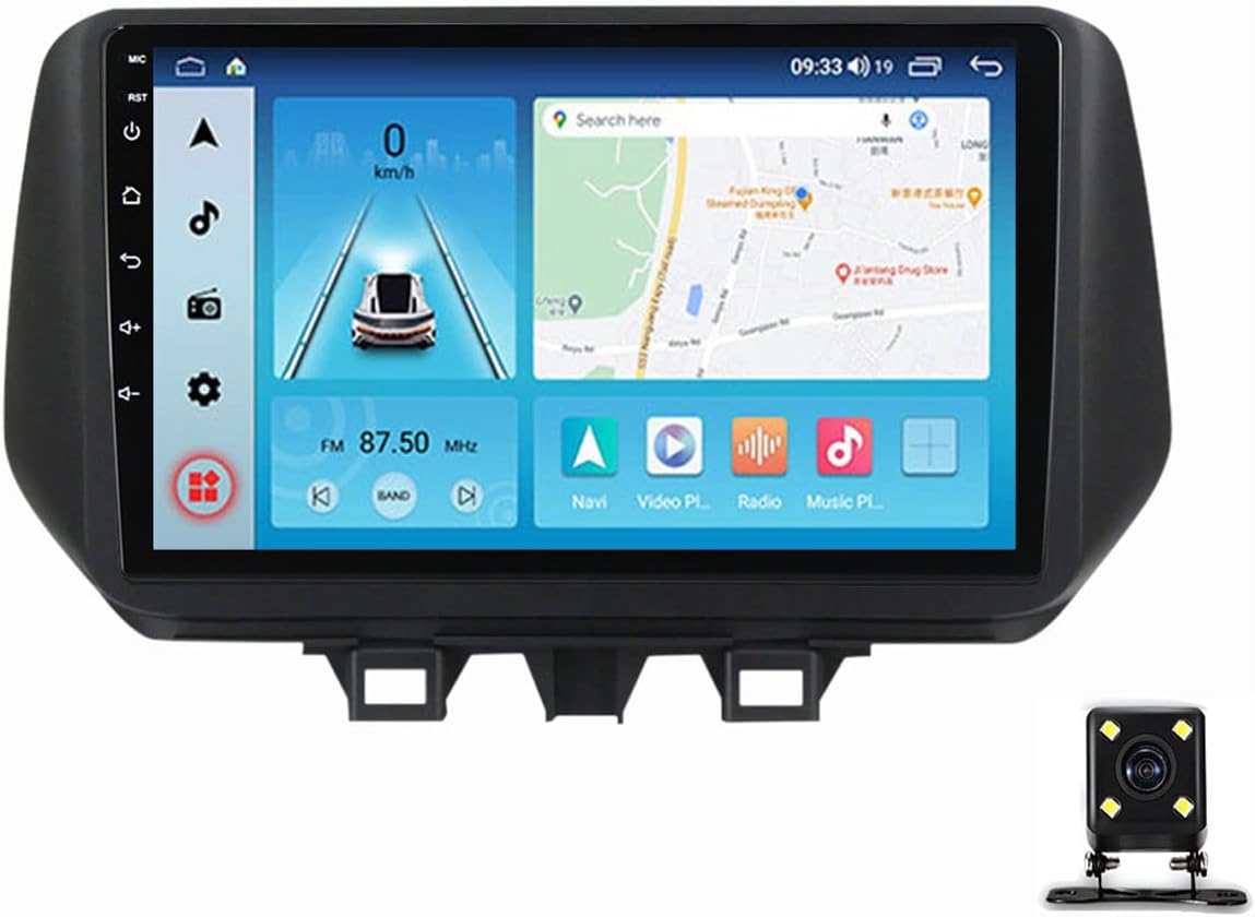 DEHIWI Car Stereo Multimedia MP5 Player for Hyundai Tucson Ix35 2018~2020 Car Audio with Backup Camera FM Radio 9 Inch Touch Screen Stereo Support Bluetooth/SWC/USB/Mirror Link/Carplay/Auto