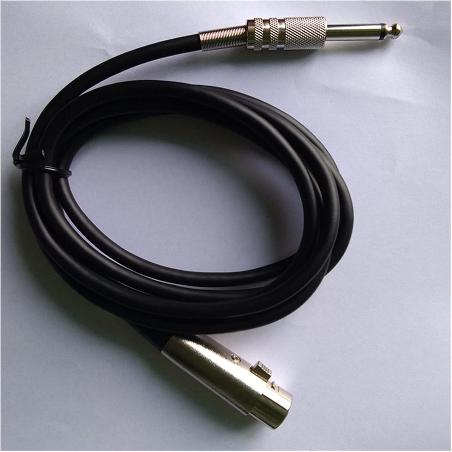 Guitar Cable 6.35 to Extended Cable Microphone Guitar Mixer Silver-Plated Cable (Color : 6m)