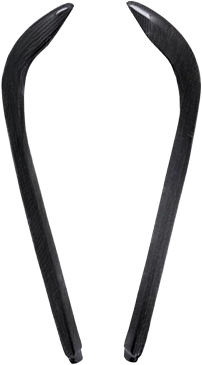 Carbon Fiber Rear Bumper Canards Splitters Car Front Bumper Canards Fins Compatible For Tesla Model X Sedan 4-Door 2016-2022