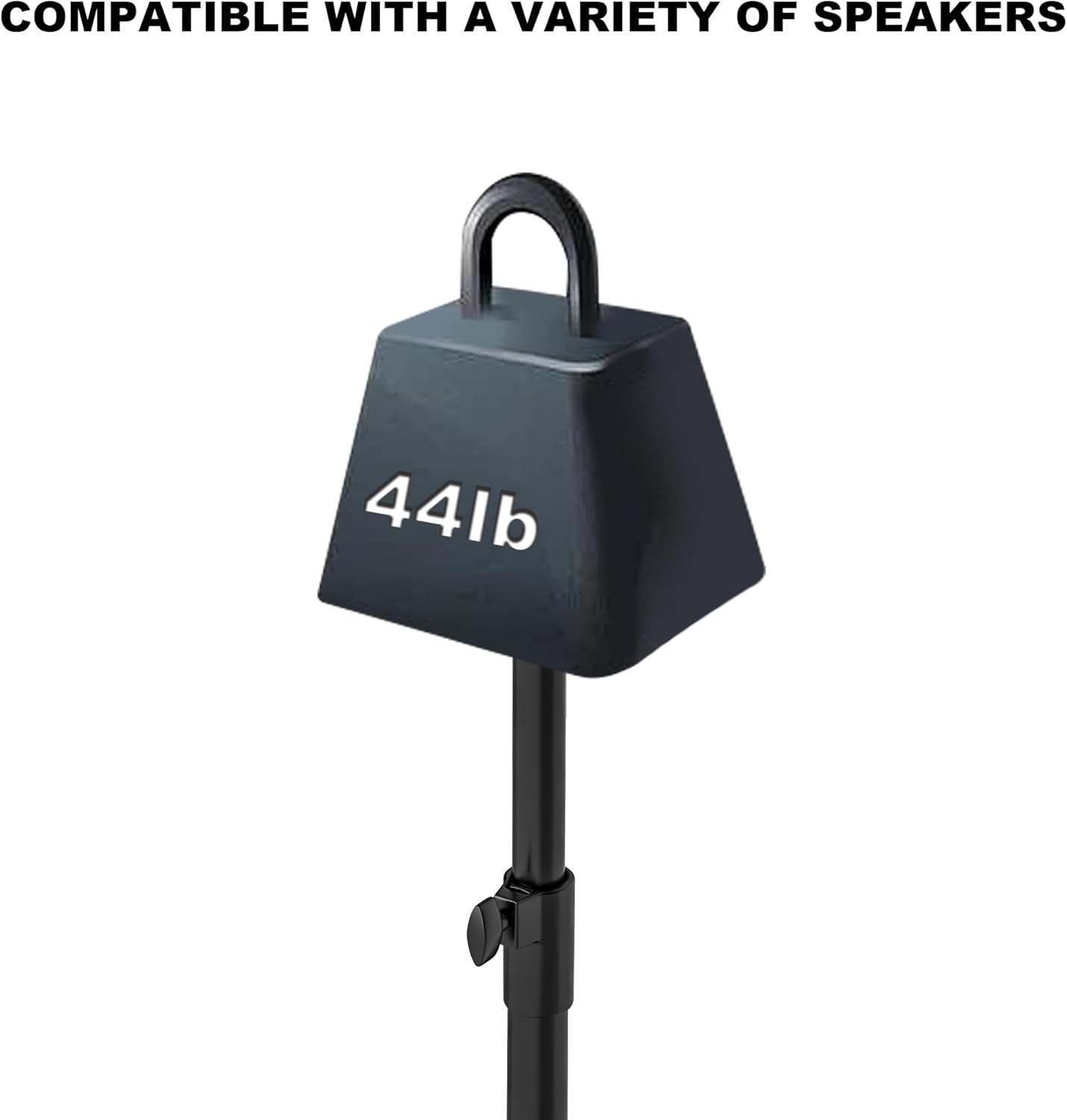 Heavy Duty Speaker Stand for JBL Partybox,Height Adjustable Speaker Stand for JBL Partybox 120/110/100,35mm Pole Speaker Stand-1 Piece (Stand Only)