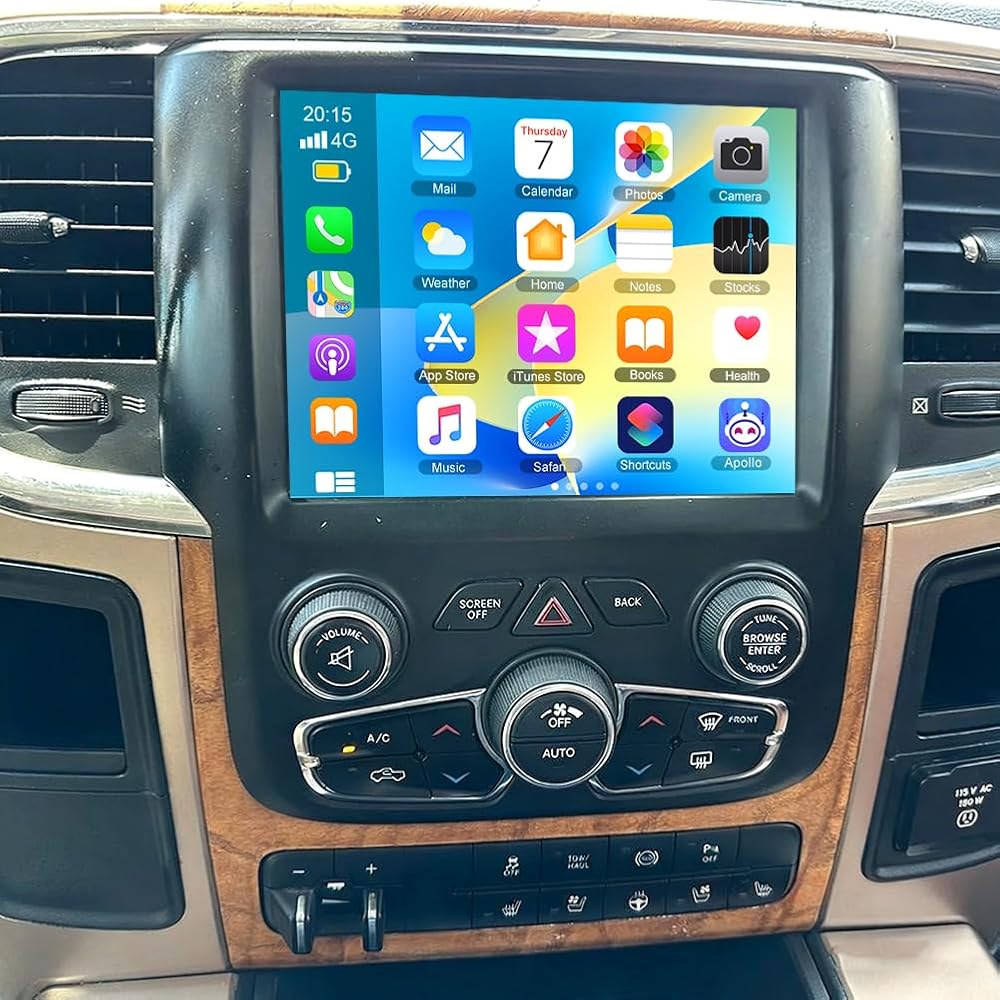 Car Stereo for Wrangler 2015-2021,8.4 Inch Android 14 Double Din Car Radio with Carplay & Android Auto, in-Dash Navigation Radio with BT Mirror Link WiFi FM Radio & Backup Camera-4+64G