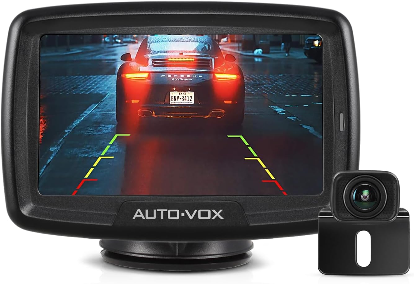 AUTO-VOX CS-2 Wireless Backup Camera with 4.3