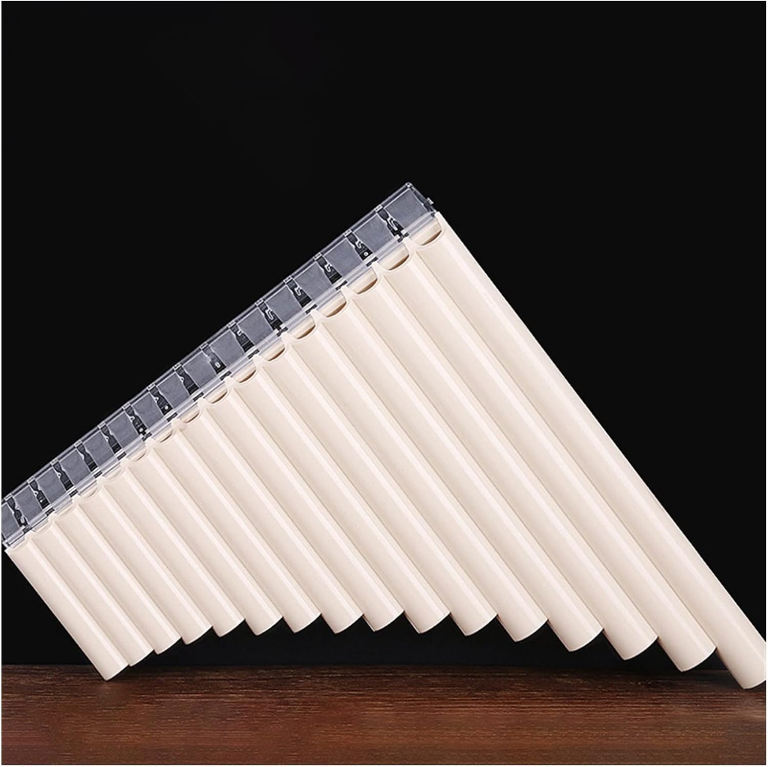 PanPipes Woodwind Instrument 18-Pipe Alto C Key Pan Flute (Color : 18 Tube Black Panpipes)