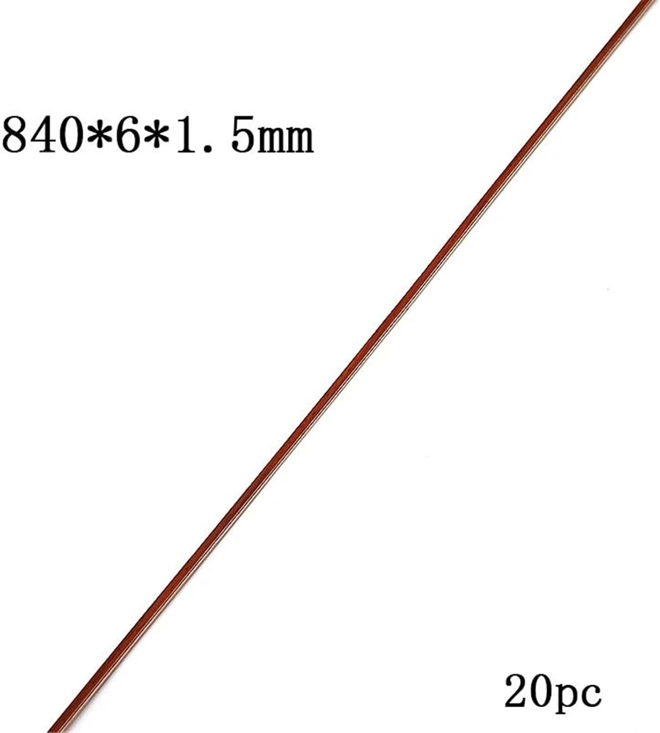 Unfinished Guitar making material 20 Pcs Guitar Binding Inlay Body Project Purfling Strip Bass Ukulele Accessories Wood(840)